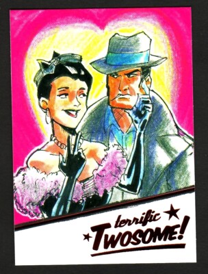 DC COMICS BOMBSHELLS II 2 TERRIFIC TWOSOME INSERT CARD T5 CATWOMAN BATMAN