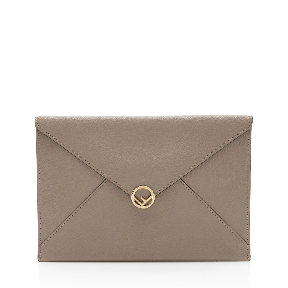 Fendi Leather 1974 Envelope Pouch