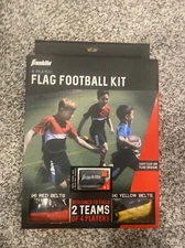Franklin Sports Youth 8 Player (2x4 Players) Red & Yellow Flag Football Kit NIB
