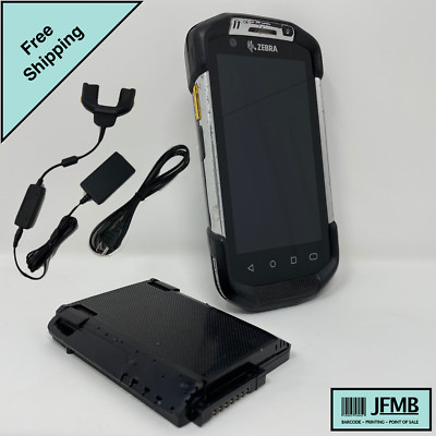 Zebra TC70 Mobile Computer Barcode Scanner Includes Charger Android 4 KitKat