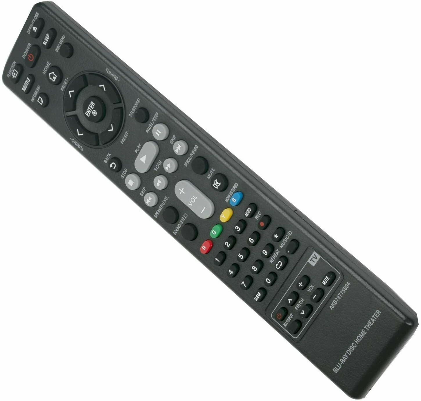 Replace Remote for LG Blu-ray Disc Player BH4530T S43S1-W BH4430P S43T1-S