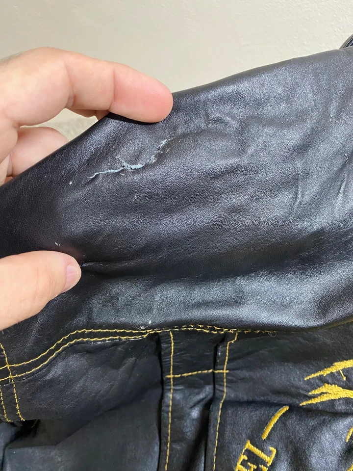 Diesel Vintage Leather Jacket - Rare 90s Collection - Image 3 of 4