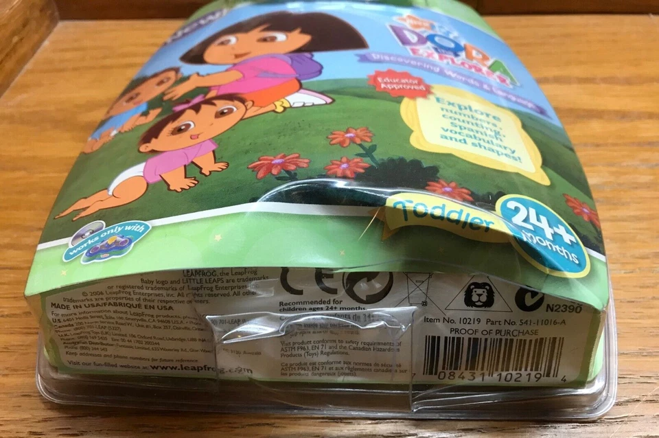 Leap Frog Baby Little Leaps Nick Jr. Dora the Explorer Toddler 24+ Months - Image 2 of 3