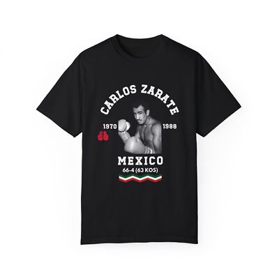 Carlos Zarate T-Shirt Mexico Boxing Champion Boxeo Latino Tee Shirt Mexican Gift
