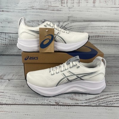 Asics Gel Kayano 32 Mens Sz 8 Running Shoes White Pure Silver | eBay