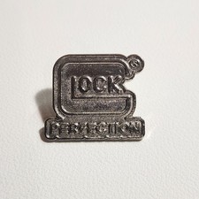 Pin de solapa Glock Perfection plateado.
