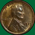 1929 Lincoln Wheat Cent Uncirculated UNC Coin #36367