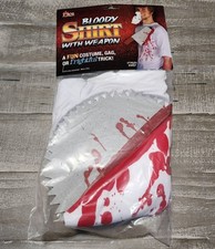 Loftus International Bloody Shirt with Buzz Saw Shirt Costume Gag Halloween