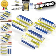 Professional-Grade 6-Pack DB25 Coupler Adapters for RS232 Connectivity Solutions