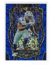 2022 Panini Select #276 Sam Williams Blue Disco Prizm 24/25 Cowboys
