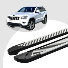 Trittbretter passend für Jeep Grand Cherokee ab 06/2010 (Model: LINE, Farbe: Sil