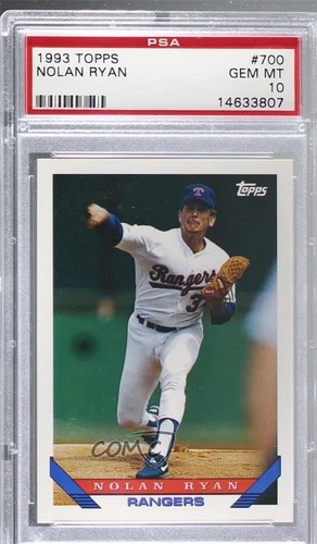 1993 Topps Nolan Ryan #700 PSA 10 GEM MT HOF