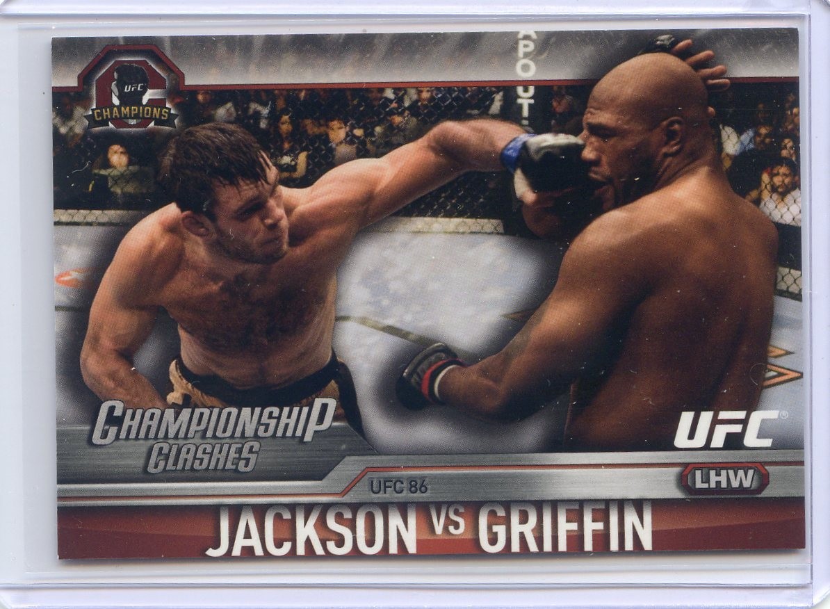 Rampage Jackson, Forrest Griffin #CC-13 Ufc Cards 2015 Topps UFC Champions Championship Clashes trading card — raw and PSA graded price guide