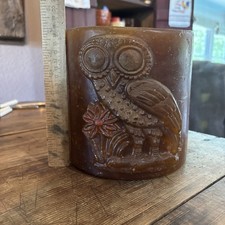 Vintage 1960s Owl Candle Mid Century Modern