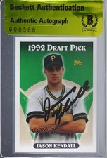 BAS 1993 Topps Jason Kendall #334 BGS Authentic Auto ow6