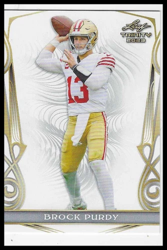 2023 Leaf Trinity (Mega Box) #61 Brock Purdy