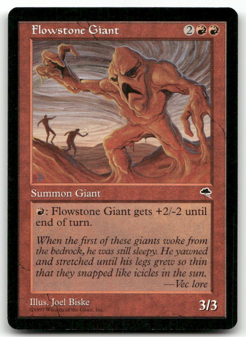 Flowstone Giant #174 (LP) Tempest TMP Magic MTG