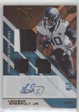 2020 Panini XR Rookie Triple Swatch Orange 25/25 Laviska Shenault Jr Auto 0z0q