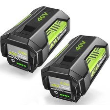 2-PACK 6.0Ah 40 Volt for Ryobi 40V Lithium Battery OP40602 OP40261 OP4060 OP4030