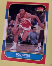 1986-87 Fleer #91 Doc Rivers 