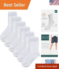 Breathable Cotton Kids Socks - Seamless Toe Design in Black, White, Navy