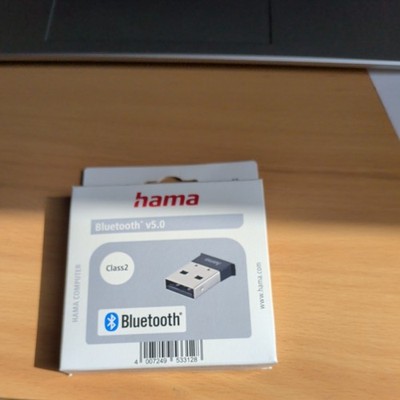 HAMA Bluetooth -USB-Adapter, Version 5.0 C2 + EDR (00053312) #12585539