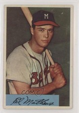 1954 Bowman Eddie Mathews #64 HOF 2u3