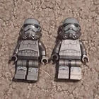 LEGO Star Wars Stormtrooper Minifigure Figures Lot of 2 Pieces Plastic