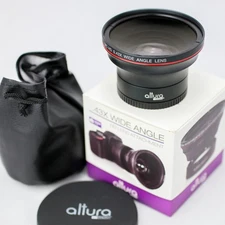 Altura Photo 0.43x Wide Angle HD  Lens Attachment with Macro to 58mm Thread