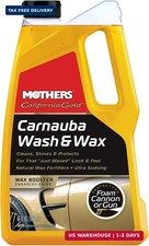 Mothers California Gold Carnauba Wash Wax 64 Oz. - Cleans Shines Protects