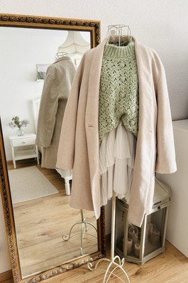 Mango Mantel Mit Wolle | XS