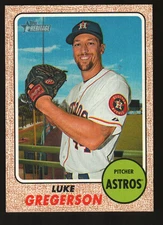 2017 Topps Heritage  #229 - Luke Gregerson - Houston Astros  17-1249