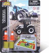 Image of Maisto Valtra Q0305 Mini Work Machines Mini Farm Playset 3"