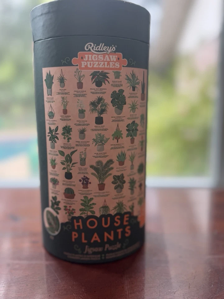 House Plants 1000 Piece Jigsaw Puzzle Ridley New - Image 2 of 4