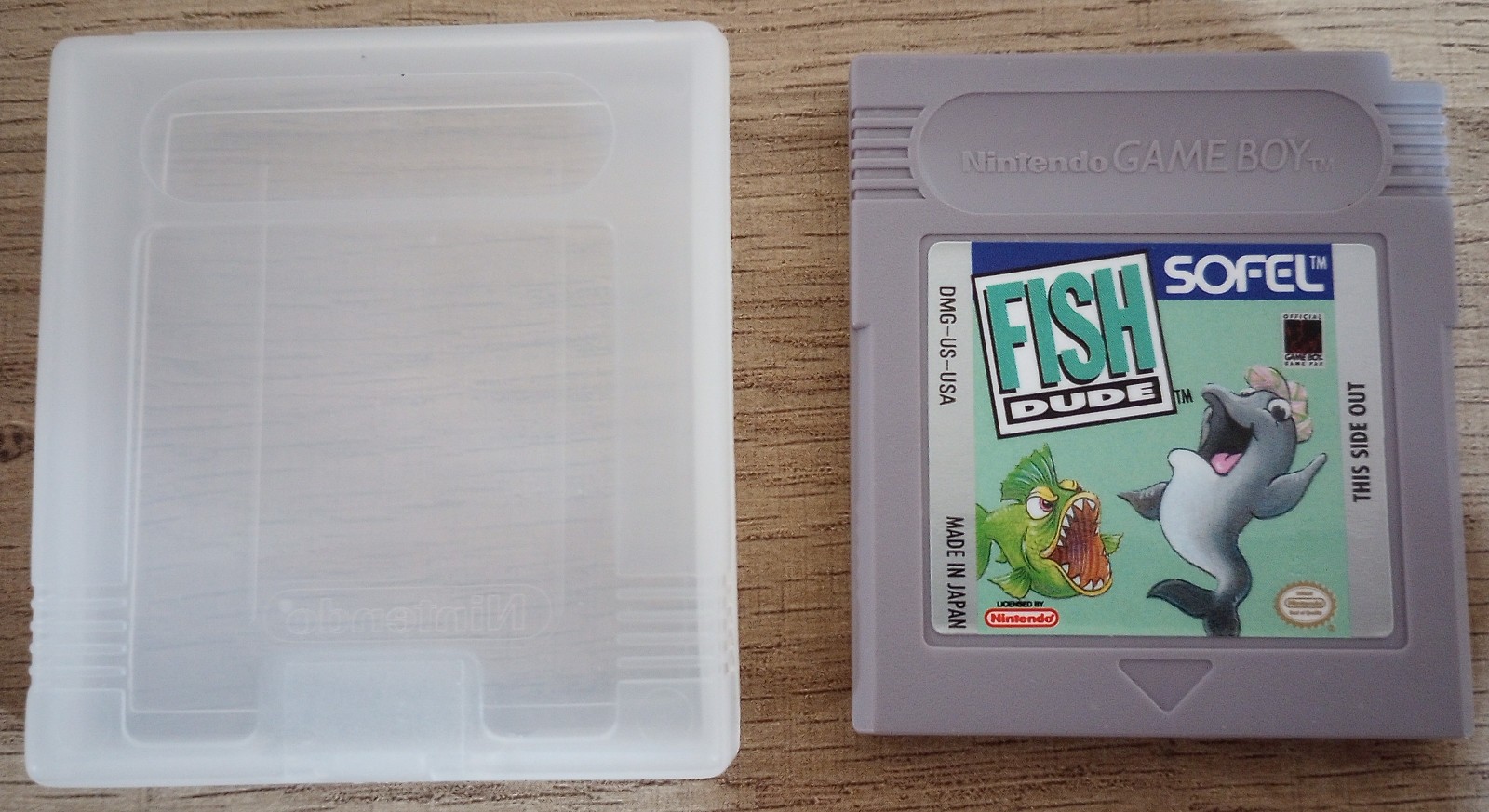 Fish Dude (Nintendo Game Boy) authentic Gameboy cart only, cleaned, tested