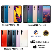 Huawei P20 Lite/P20 Pro/P30 Pro 4G, 6.47" Display, Dual SIM Unlocked*Used Phone*