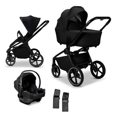 Moon Resea 2.0 Kombikinderwagen SET inkl. Cosmo 2.0 Babyschale onyx TOP