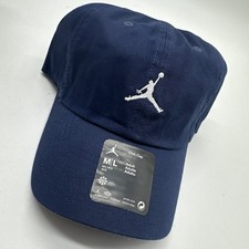 Nike Air Jordan Club Unstructured Navy Adjustable Cap Hat HQ1963-410 Size M/L