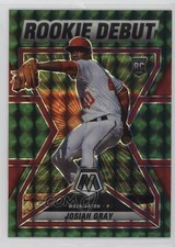 2022 Panini Mosaic Rookie Debut Green Mosaic Prizm Josiah Gray #RD-7 0bk0