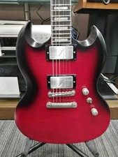EPIPHONE SG PROPHECY RED TIGER Fishman Fluence E-Gitarre gebraucht aus Japan