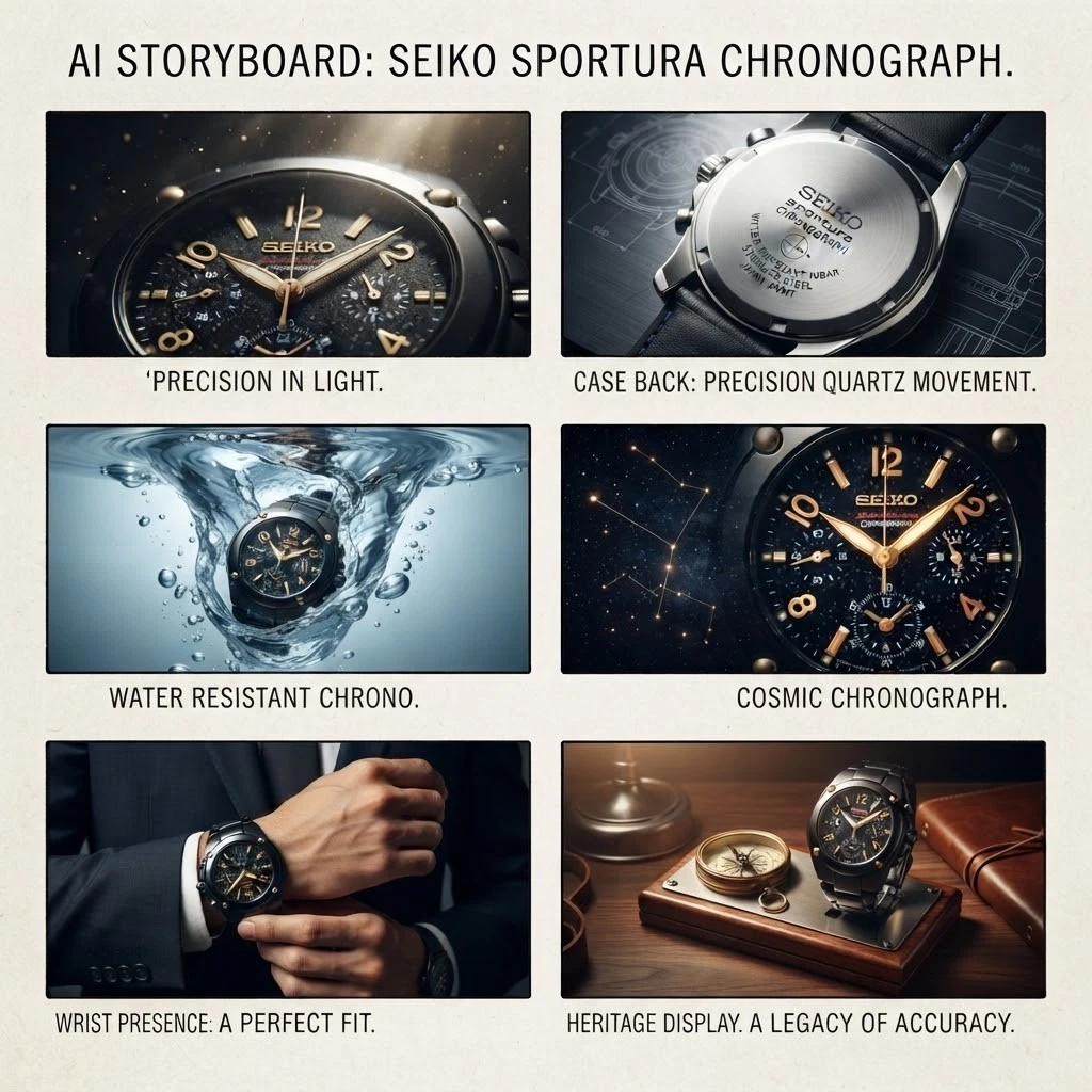 Seiko Sportura Chronograph – Neu & OVP – Limitierte Edition – Quartz Uhr