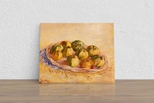 Vincent van Gogh "Still Life with Basket of Ap" Canvas Print Wall Art Home Decor