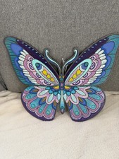 Hand Painted Butterfly, Wood, Custom