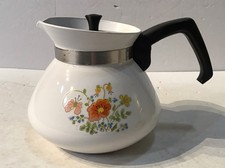 Vtg Corning Ware small tea kettle pot USED 6 cups P104 Kitchen