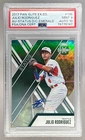 Julio Rodriguez 2017 Panini Extra Elite Status Die Cut Emerald Auto /25 PSA 9/10