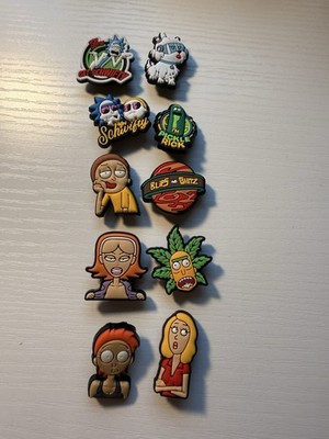Lot of 10 Rick Nd Morty Shoe Charms