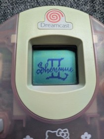 SEGA Dreamcast Hello Kitty Skeleton Pink HKT-3000 Console Set Japan Tested