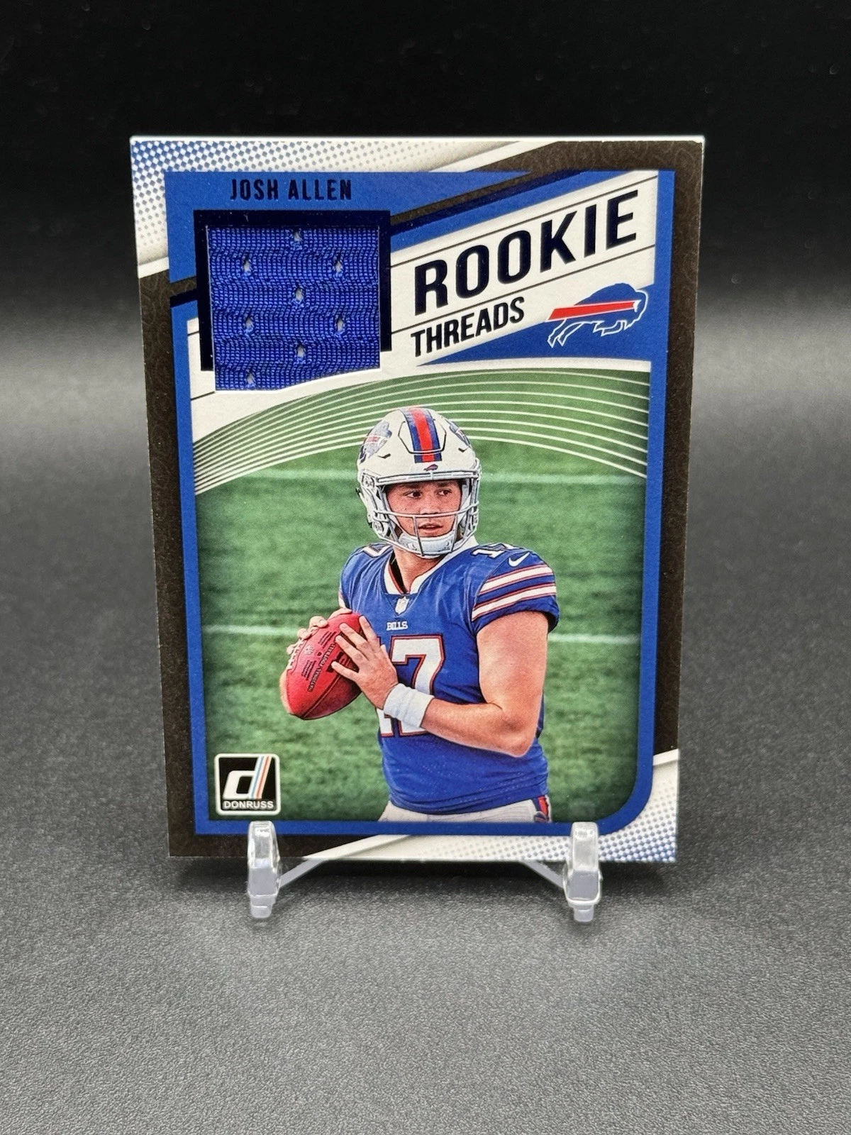 Josh Allen Panini Donruss Rookie Threads #4 Blue