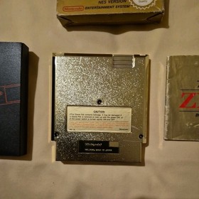 The Legend Of Zelda Nintendo Nes Boxed With Manual