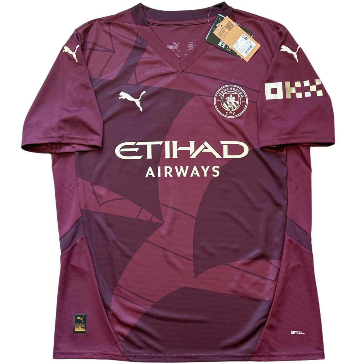 2024/25 Manchester City Third Jersey #9 Haaland Large Puma Premier